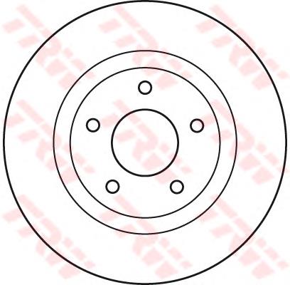 Tarcza hamulcowa przednia Chrysler 2AMV5514AA