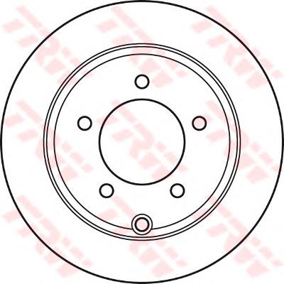 Tarcza hamulcowa tylna Chrysler 05105515AA
