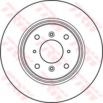 Tarcza hamulcowa przednia 45251SS0A00 Honda
