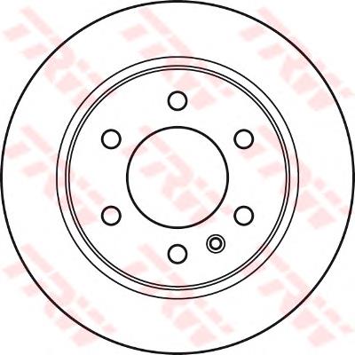 Do koszyka DF4823S TRW Tarcza hamulcowa tylna