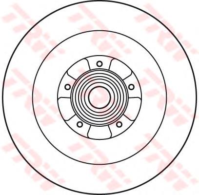 Tarcza hamulcowa tylna KF15591U SNR
