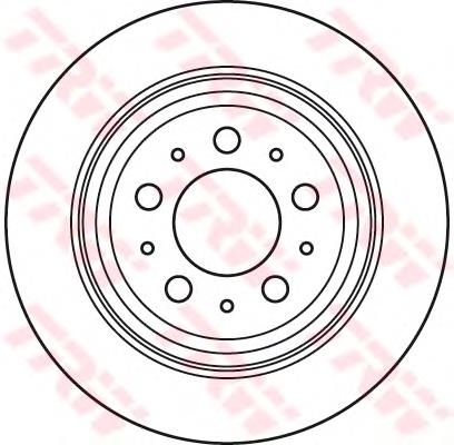 Tarcza hamulcowa tylna Volvo 272429 cena, od 25,87 USD
