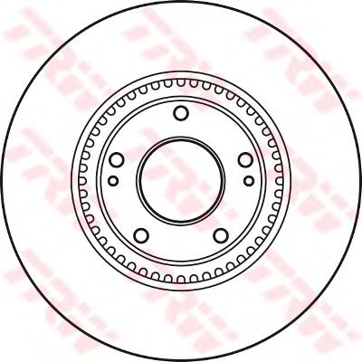 BD0586 Fremax Tarcza hamulcowa przednia