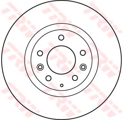 Tarcza hamulcowa przednia Febi 108687