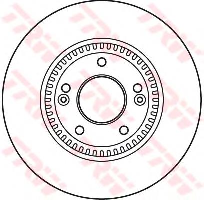 4M0615601AD VAG Tarcza hamulcowa przednia