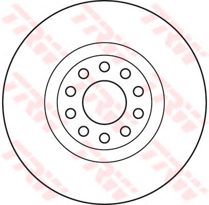 Tarcza hamulcowa przednia 4B3615301 VAG