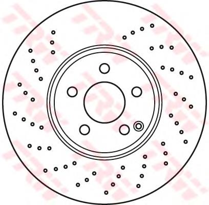 Tarcza hamulcowa przednia Mercedes A2204211812 cena, od 68,71 USD