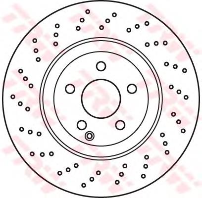 Tarcza hamulcowa przednia Mercedes A2214210612 cena, od 65,25 USD