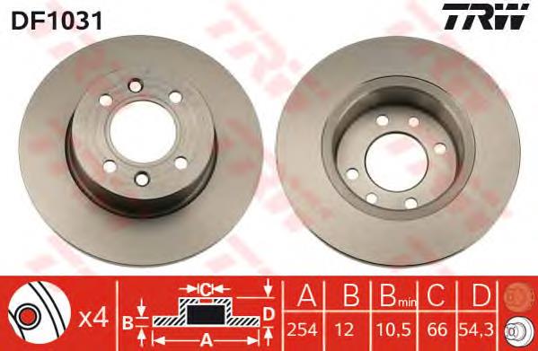 Tarcza hamulcowa tylna Renault 25 hatchback (B29) (1984 - 1993) cena, od 32,61 USD