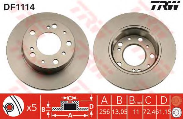 7568501 Fiat/Alfa/Lancia Tarcza hamulcowa przednia