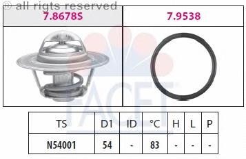 78678 Facet Termostat