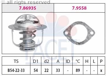 7.8693 Facet termostat