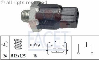 91159930 General Motors czujnik stukowy (czujnik spalania stukowego)