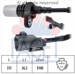 Czujnik położenia wału korbowego Toyota 9091905064 cena, od 30,29 USD