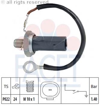 Czujnik ciśnienia oleju VAG 06D919031 cena, od 8,58 USD