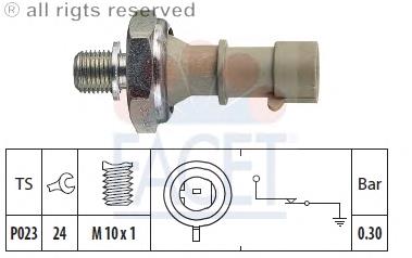 70162 Facet Czujnik ciśnienia oleju
