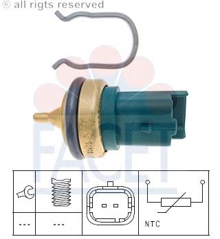 00001338F3 Peugeot/Citroen czujnik temperatury płynu chłodzącego