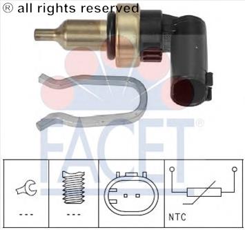 0999053700 Mercedes czujnik temperatury płynu chłodzącego