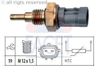 Czujnik temperatury płynu chłodzącego Subaru B9 Tribeca (WX)