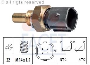 Czujnik temperatury płynu chłodzącego do Mercedes S (C140)