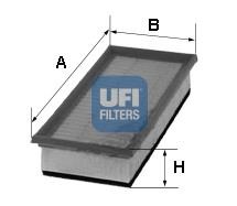3012800 UFI Filtr powietrza