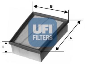 3013300 UFI Filtr powietrza