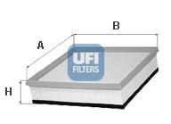 30.207.00 UFI filtr powietrza