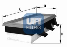 30.108.00 UFI filtr powietrza