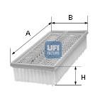 3009000 UFI Filtr powietrza