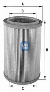 2735500 UFI Filtr powietrza