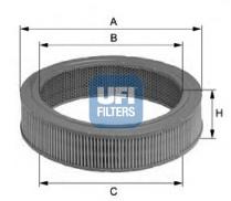 2778500 UFI Filtr powietrza
