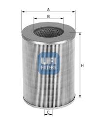 2738600 UFI Filtr powietrza