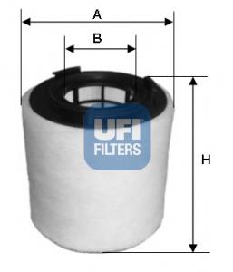 2762100 UFI Filtr powietrza