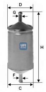 Filtr paliwa Peugeot/Citroen 1612797980 cena, od 7,54 USD
