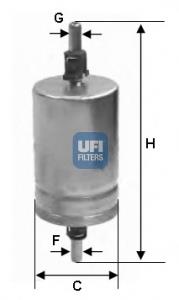 31.510.00 UFI filtr paliwa