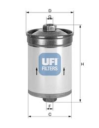 31.502.00 UFI filtr paliwa