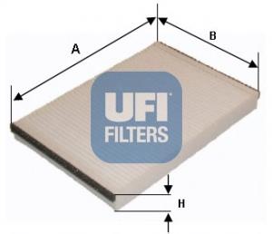 5304700 UFI Filtr kabiny