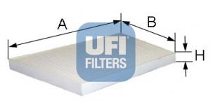 5309500 UFI Filtr kabiny