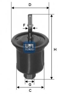 3173100 UFI Filtr paliwa