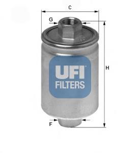 3175000 UFI Filtr paliwa