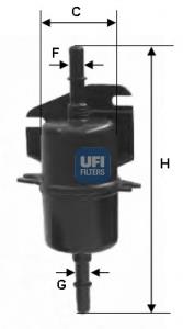 31.740.00 UFI filtr paliwa