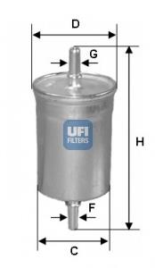 31.843.00 UFI filtr paliwa