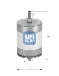 31.817.00 UFI filtr paliwa