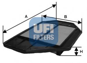 3036000 UFI Filtr powietrza