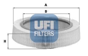 30.217.00 UFI filtr powietrza