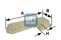 3028800 UFI Filtr powietrza
