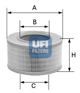 3092201 UFI filtr powietrza