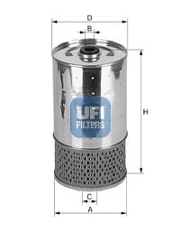 2549900 UFI Filtr oleju
