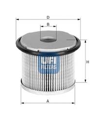 2667600 UFI Filtr paliwa