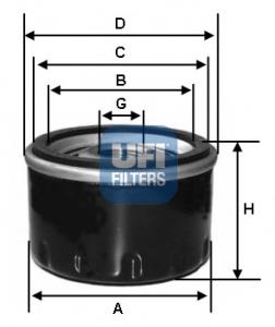 23.485.00 UFI filtr oleju